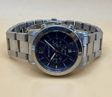 Michael Kors Runway Chronograph Blue Dial Blue Steel Strap Watch For Men - MK8538 Authentic Buy Shop Now