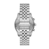 Michael Kors Lexington Chronograph Brown Dial Silver Steel Strap Watch For Men - MK8732 Authentic Buy Shop Now
