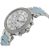 Michael Kors Parker White Dial Two Tone Steel Strap Watch for Women - MK6138 Authentic Buy Shop Now