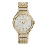 Michael Kors Kerry Crystals Gold Dial Gold Steel Strap Watch For Women - MK3360 Authentic Buy Shop Now