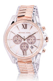 Michael Kors Whitney Chronograph Silver Dial Two Tone Steel Strap Watch For Women - MK7225 Authentic Buy Shop Now