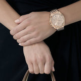 Michael Kors Bradshaw Rose Gold Dial Rose Gold Steel Strap Watch for Women - MK5503 Authentic Buy Shop Now