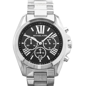 Michael Kors Bradshaw Black Dial Silver Steel Strap Watch for Men - MK5705 Authentic Buy Shop Now