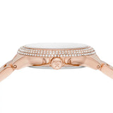 Michael Kors Camille Multifunction White Dial Rose Gold Steel Strap Watch For Women - MK6845 Authentic Buy Shop Now