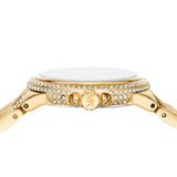 Michael Kors Camile Analog White Dial Gold Steel Strap Watch for Women - MK4801 Authentic Buy Shop Now