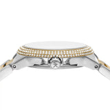Michael Kors Camille Multifunction Silver Dial Two Tone Steel Strap Watch For Women - MK6982 Authentic Buy Shop Now