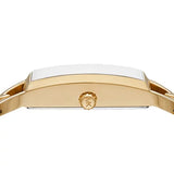 Michael Kors Empire Three Hand Gold Dial Gold Steel Strap Watch For Women - MK7406 Authentic Buy Shop Now
