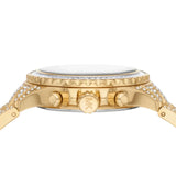 Michael Kors Everest Chronograph Crystals Gold Dial Gold Steel Strap Watch For Women - MK7254 Authentic Buy Shop Now