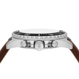 Michael Kors Everest Chronograph Black Dial Brown Leather Strap Watch For Men - MK9054 Authentic Buy Shop Now