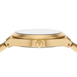 Michael Kors Lennox Analog Blue Dial Gold Steel Strap Watch for Women - MK7460 Authentic Buy Shop Now