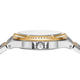 Michael Kors Lennox Three-Hand Gold Dial Two Tone Steel Strap Watch For Women - MK6988 Authentic Buy Shop Now