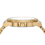 Michael Kors Lennox Three-Hand Gold Dial Gold Mesh Bracelet Watch For Women - MK7335 Authentic Buy Shop Now