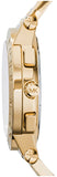 Michael Kors Wyatt Chronograph White Dial Gold Steel Strap Watch For Women - MK5933 Authentic Buy Shop Now