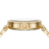 Michael Kors Parker Analog Crystals Gold Dial Gold Steel Strap Watch For Women - MK7283 Authentic Buy Shop Now
