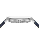 Michael Kors Pyper Quartz Silver Dial Blue Leather Strap Watch For Women - MK7244 Authentic Buy Shop Now