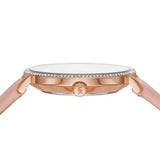 Michael Kors Pyper Analog White Dial Pink Leather Strap Watch For Women - MK2803 Authentic Buy Shop Now