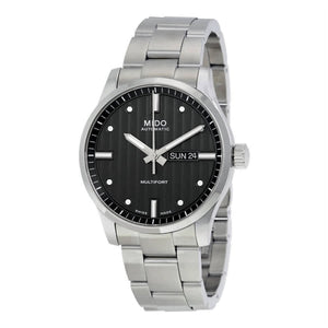 Mido Multifort Automatic Gray Dial Silver Steel Strap Watch For Men - M005.430.11.061.80 Authentic Buy Shop Now