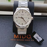 Mido Multifort Automatic Silver Dial Silver Steel Strap Watch For Men - M005.430.11.031.80 Authentic Buy Shop Now