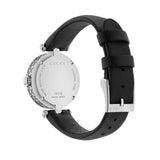 Gucci Diamantissima Quartz Diamonds Black Dial Black Leather Strap Watch for Women - YA141506 Authentic Buy Shop Now