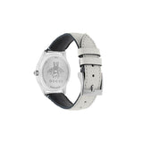 Gucci G-Timeless Mother of Pearl White Dial White Leather Strap Watch For Women - YA126597 Authentic Buy Shop Now