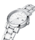 Burberry The City White Dial Silver Steel Strap Watch for Women - BU9100 Authentic Buy Shop Now