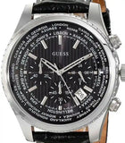 Guess Persuit Multifunction Black Dial Black Leather Strap Watch for Men - W0500G2 Authentic Buy Shop Now