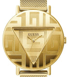 Guess Iconic Quartz Gold Dial Gold Mesh Bracelet Watch For Women - GW0527L2 Authentic Buy Shop Now