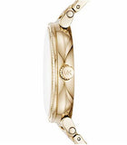 Michael Kors Gabbi Crystals Gold Dial Gold Steel Strap Watch For Women - MK3985 Authentic Buy Shop Now