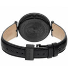 Versace Palazzo Empire Black Dial Black Leather Strap Watch for Women - VCO050017 Authentic Buy Shop Now