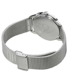 Calvin Klein Minimal White Dial Silver Mesh Bracelet Watch for Women - K3M2212Y Authentic Buy Shop Now