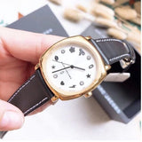 Marc Jacobs Mandy White Dial Black Leather Strap Watch for Women - MJ1564 Authentic Buy Shop Now