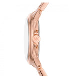 Michael Kors Hartman Analog White Dial Rose Gold Steel Strap Watch For Women - MK3673 Authentic Buy Shop Now
