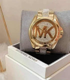Michael Kors Bradshaw Gold Dial Gold Steel Strap Watch for Women - MK6487 Authentic Buy Shop Now