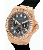 Guess Venus Diamonds Black Dial Black Rubber Strap Watch for Women - GW0118L2 Authentic Buy Shop Now