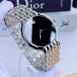 Movado Classic Quartz Black Dial Silver Steel Strap Watch for Men - 0606337 Authentic Buy Shop Now