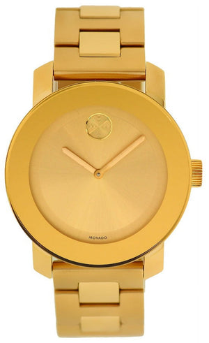 Movado Bold Rose Gold Dial Rose Gold Steel Strap Watch for Women - 3600188 Authentic Buy Shop Now