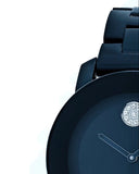 Movado Bold Blue Dial Blue Steel Strap Watch For Women - 3600388 Authentic Buy Shop Now