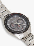 Hugo Boss Intensity Chronograph Black Dial Silver Steel Strap Watch For Men - 1513680 Authentic Buy Shop Now