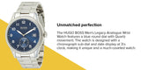 Hugo Boss Legacy Blue Dial Silver Steel Strap Watch for Men - 1513707 Authentic Buy Shop Now