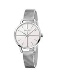 Calvin Klein Even White Dial Silver Mesh Bracelet Watch for Women - K7B23126 Authentic Buy Shop Now