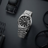 Citizen Tsuyosa Automatic Black Dial Silver Steel Strap Watch For Men - NJ0150-56E Authentic Buy Shop Now
