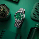 Citizen Tsuyosa Automatic Green Dial Silver Steel Strap Watch For Men - NJ0150-81X Authentic Buy Shop Now