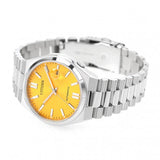 Citizen Tsuyosa Automatic Yellow Dial Silver Steel Strap Watch for Men - NJ0150-81Z Authentic Buy Shop Now