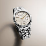 Citizen Tsuyosa Automatic Oatmeal White Dial Silver Steel Strap Watch For Men - NJ0151-88W Authentic Buy Shop Now
