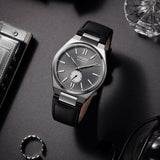 Citizen Tsuyosa Automatic Grey Dial Black Leather Strap Watch for Men - NK5010-01H Authentic Buy Shop Now