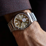 Citizen Tsuyosa Automatic Titanium Yellow Dial Silver Steel Strap Watch For Men - NK5010-51X Authentic Buy Shop Now
