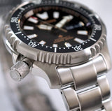 Citizen Promaster 200M Diver Fugu Asian Limited Edition Black Dial Silver Steel Strap Watch For Men - NY0090-86E Authentic Buy Shop Now