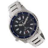 Citizen Promaster Fugu Limited Edition Diver's 200m Automatic Black Dial Silver Steel Strap Watch For Men - NY0098-84E Authentic Buy Shop Now