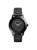 Michael Kors Kinley Silver Dial Black Steel Strap Watch for Women - MK5999 Authentic Buy Shop Now