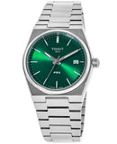 Tissot PRX Quartz Green Dial Steel Silver Steel Strap Watch for Men - T137.410.11.081.00 Authentic Buy Shop Now